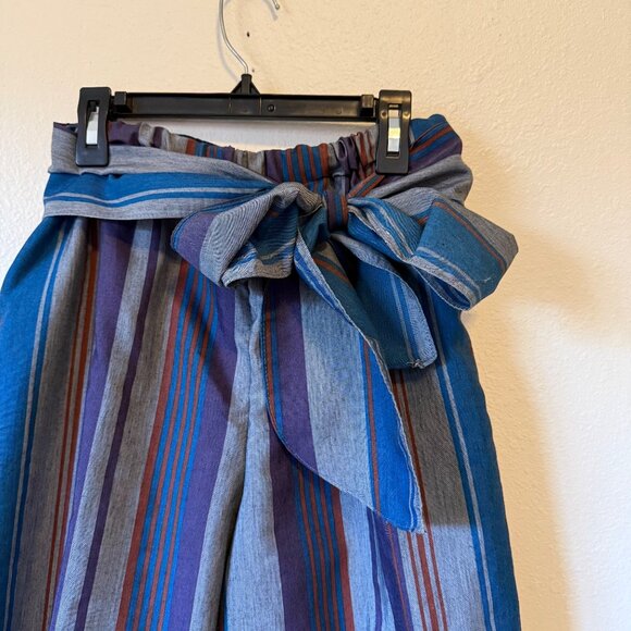 Vintage 70's Seneca New York Striped Two-Piece Set With Button Top & Pants Sz M - Picture 6 of 10